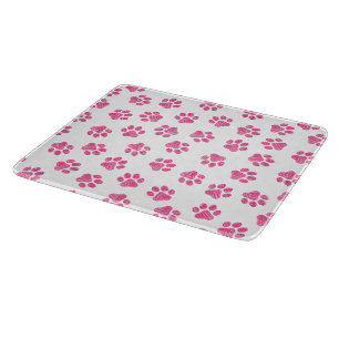 Doodle Paws, Hundepaws, rosa Paws Schneidebrett