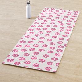 Doodle Paws, Hundepaws, rosa Paws Yogamatte