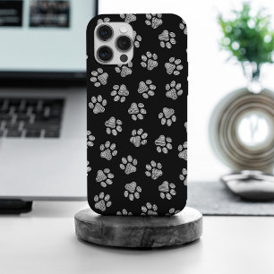 Doodle Paws, Hundepfähle, weiße Pasten Case-Mate iPhone Hülle