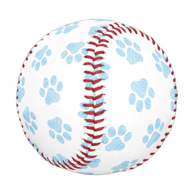 Doodle Paws, Hundepuws, Baby Blue Paws Baseball (Schrägansicht)