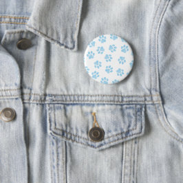 Doodle Paws, Hundepuws, Baby Blue Paws Button