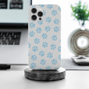 Doodle Paws, Hundepuws, Baby Blue Paws Case-Mate iPhone Hülle