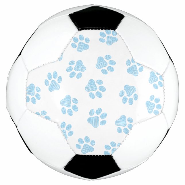 Doodle Paws, Hundepuws, Baby Blue Paws Fußball (Vorderseite)