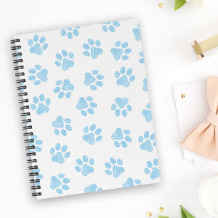 Doodle Paws, Hundepuws, Baby Blue Paws Notizblock