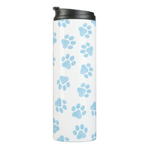 Doodle Paws, Hundepuws, Baby Blue Paws Thermosbecher