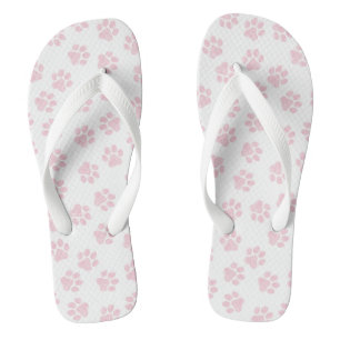 Doodle Paws, Hundepuws, Baby Pink Paws Flip Flops