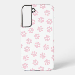 Doodle Paws, Hundepuws, Baby Pink Paws Samsung Galaxy Hülle