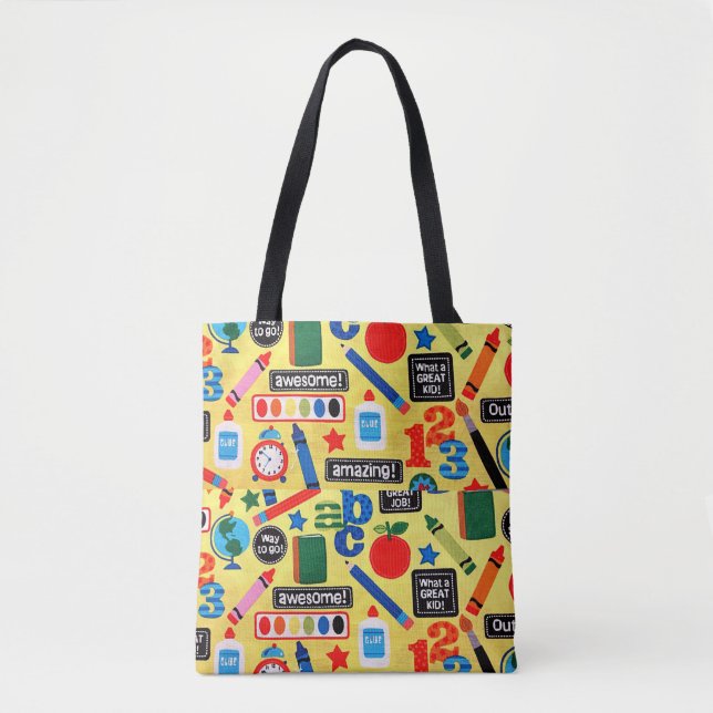 Doodle Preschool Art Teacher Good End of Year Teac Tasche (Vorderseite)