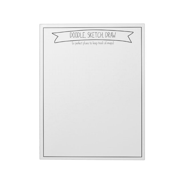 Doodle, Sketch, Zeichn Notizblock (Rotiert)