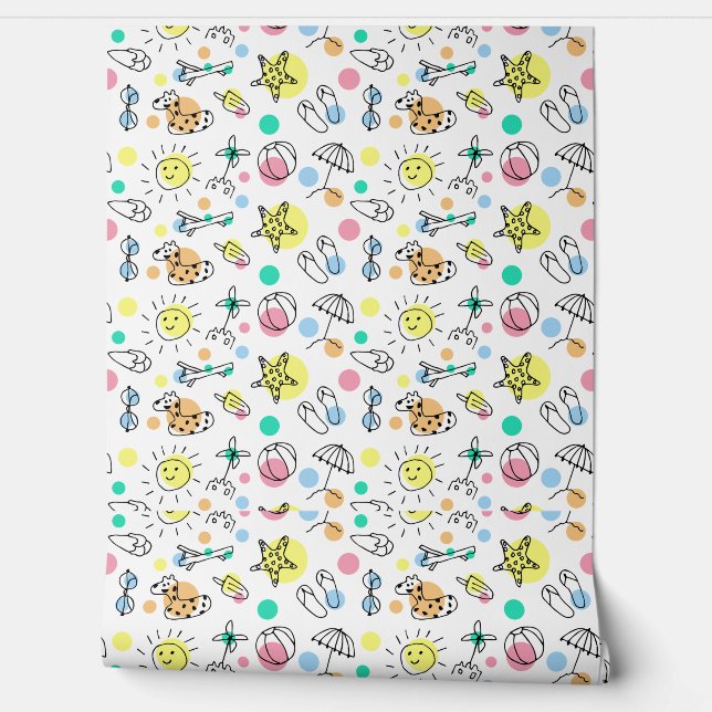 Doodle Tapete (Abrollen)