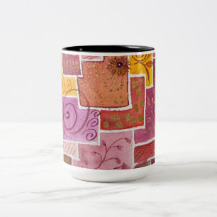 Doodle-Tasse von Jill Zweifarbige Tasse