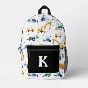 Doodle Transporation Trucks Bedruckter Rucksack