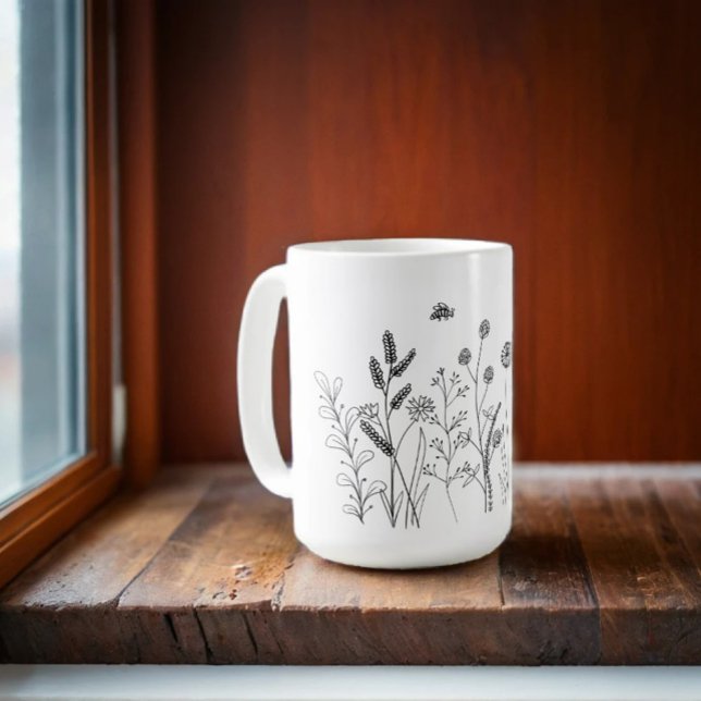 Doodle Wild Pflanze Tasse (Von Creator hochgeladen)