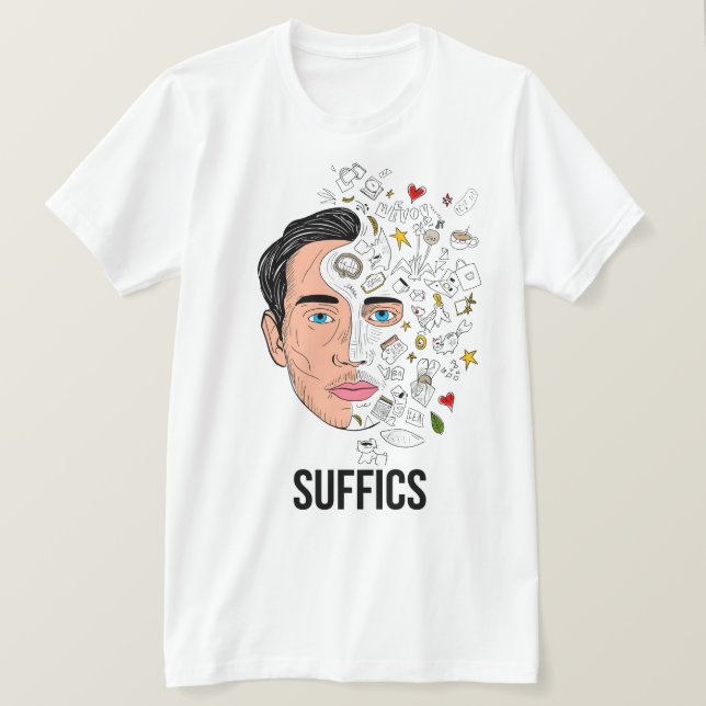 DoodleMan | SUFFIZIEN T-Shirt (Design vorne)