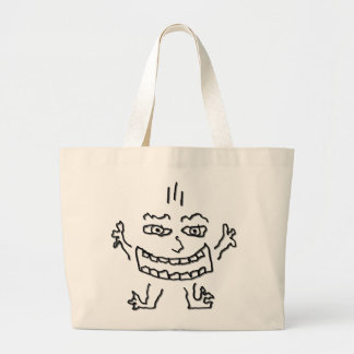 DoodleNut wild character 0002 Jumbo Stoffbeutel