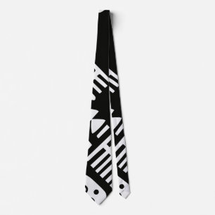 Doodles Abstrakt Moderne Formen Krawatte