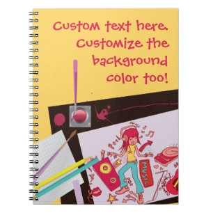 Doodles Art-Notebook Notizblock