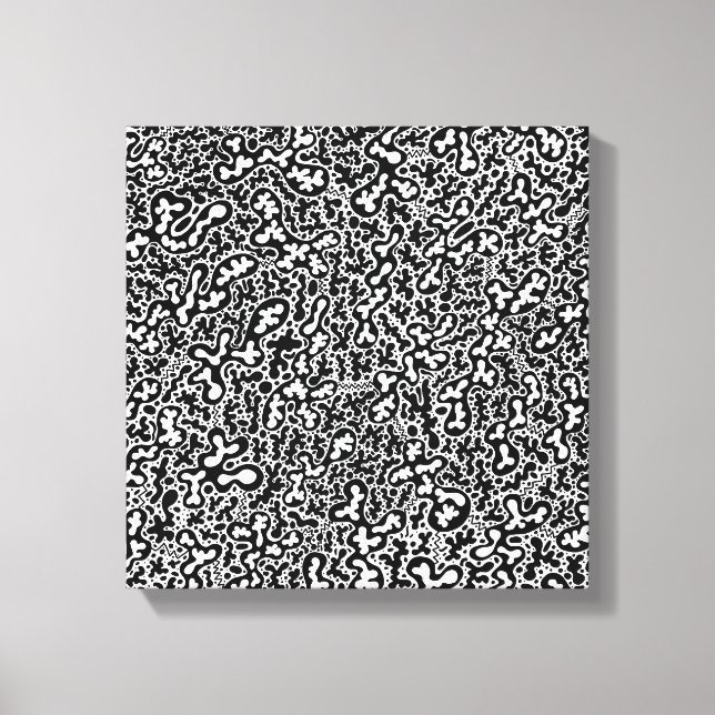 Doodles auf Leinwand (Vorderseite)
