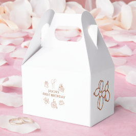 Doodles Circus Erster Geburtstag Geschenkschachtel