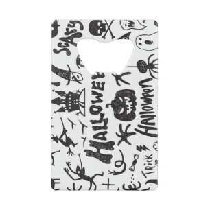 Doodles de monstre d'Halloween amusant