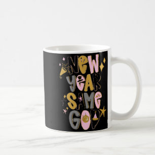 Doodles Frohes Neues Jahr Gleicher Gott 2026 Chris Kaffeetasse
