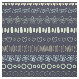 Doodles Muster Stoff