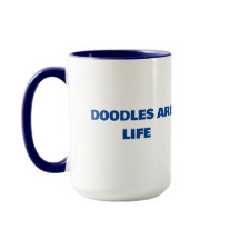 Doodles sind lebenslange Tasse