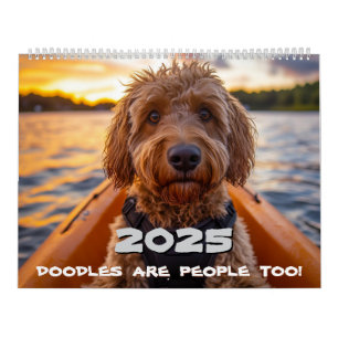 Doodles sind Menschen zu kalendern Kalender