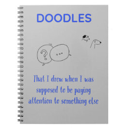 Doodles Spiral Notebook Notizblock