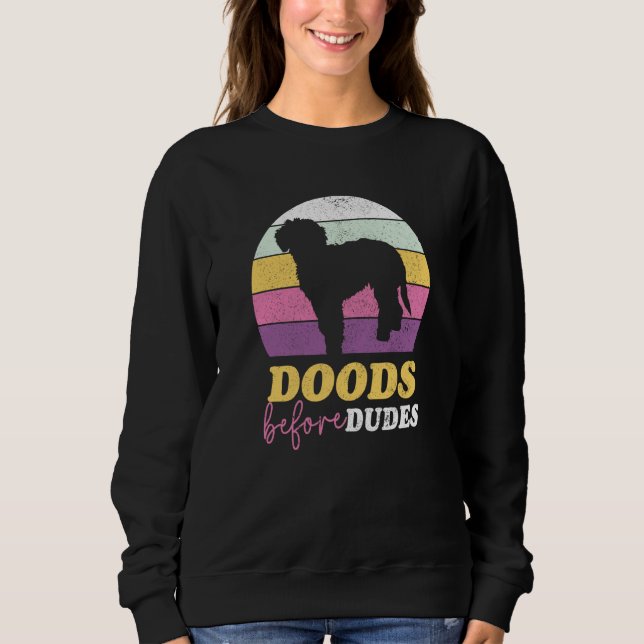 Doods Before Dudes Bernedoodle Labradoodle Goldend Sweatshirt (Vorderseite)