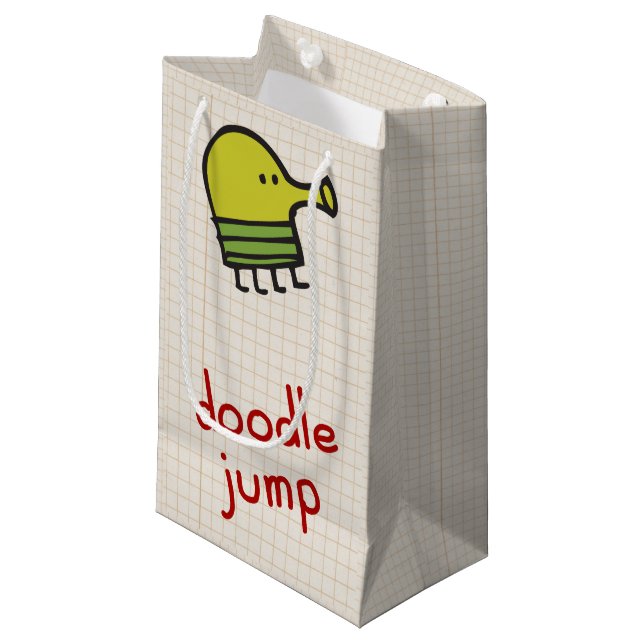 Doodsprung-Geschenk-Tasche Kleine Geschenktüte (Vorderseite Schrägansicht)