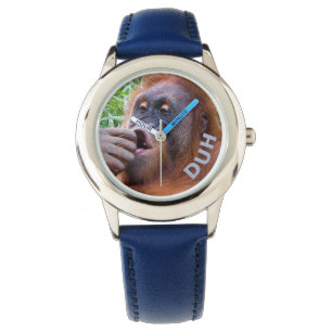 Doof Ausdruck-Orang-Utan Uhr