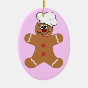 Doof Lebkuchen-Männer die besten Weihnachtsgäste Keramik Ornament