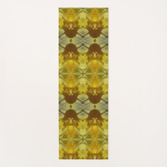 Doofodil Ikat 12 Yogamatte (Vorderseite)