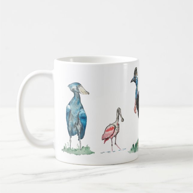 Doofy-Vögel Kaffeetasse (Links)