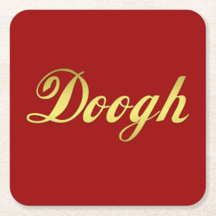 Doogh National Drink von Iran Rechteckiger Pappuntersetzer