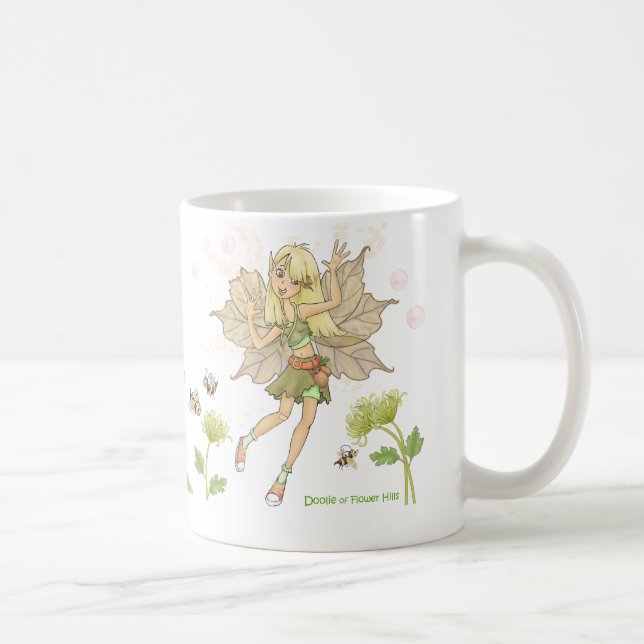 Doolie der Blumen-Hügel Kaffeetasse (Rechts)