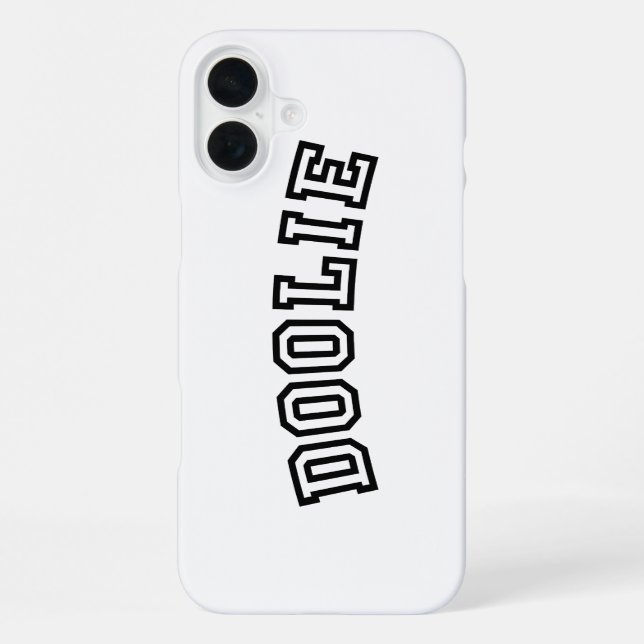 DOOLIE iPhone 16 PLUS HÜLLE (Rückseite)