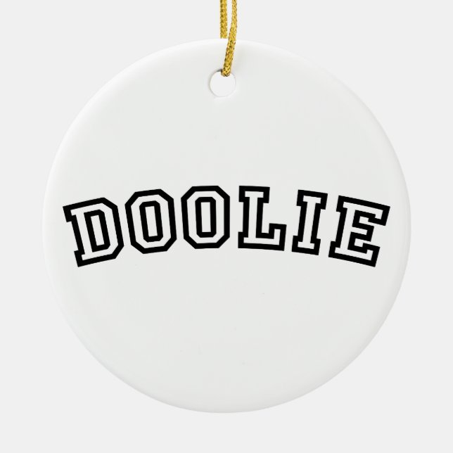 DOOLIE KERAMIK ORNAMENT (Vorne)