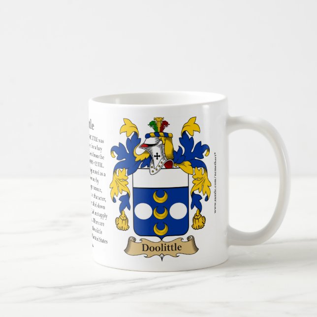 Doolittle, der Ursprung, die Bedeutung und das Kaffeetasse (Rechts)
