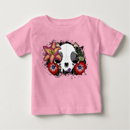 Doom and Bloom Cat Skull Baby T-shirt