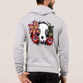 Doom and Bloom Cat Skull Hoodie