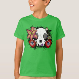 Doom and Bloom Cat Skull T-Shirt