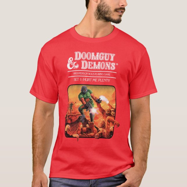 Doomguy & Demons T-Shirt (Vorderseite)