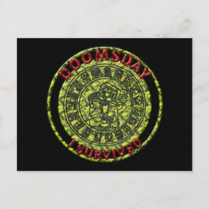 Doomsday - I survived Maya Prophecy Postkarte