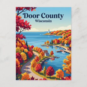 Door County USA Postkarte