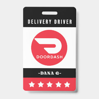 Door Dash Abzeichen Ausweis