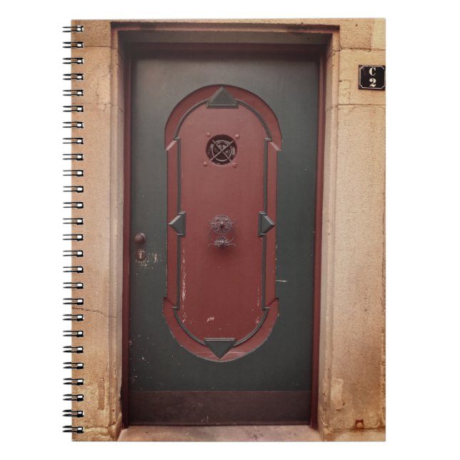 Door-Foto-Notebook Notizblock (Vorderseite)