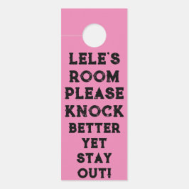 Door Hanger Türanhänger