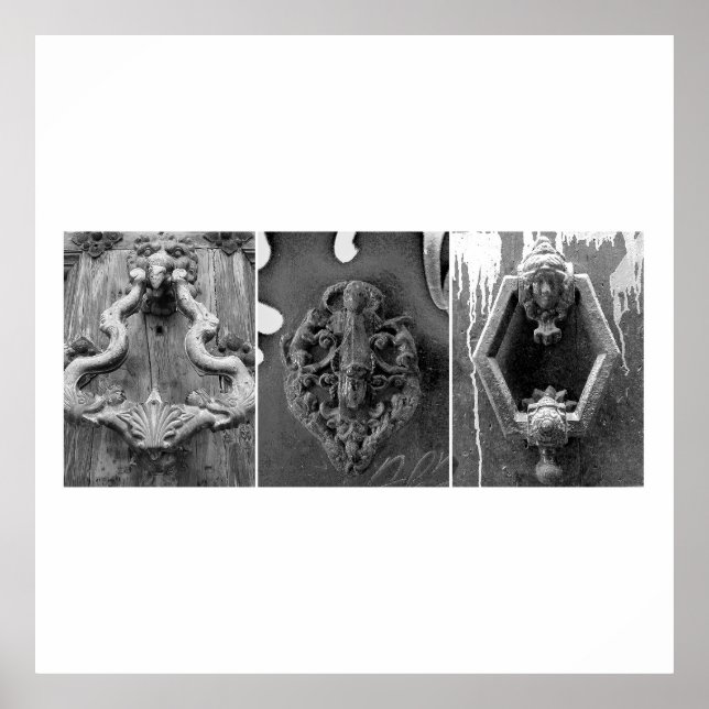 Door Knockers, Barcelona Poster (Vorne)